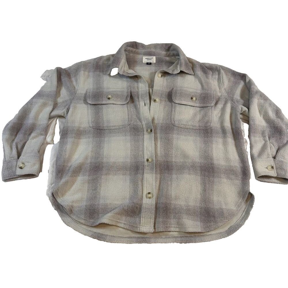 American Eagle Plaid Shacket